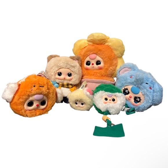 Baby Three Plush Bundle - 6 items